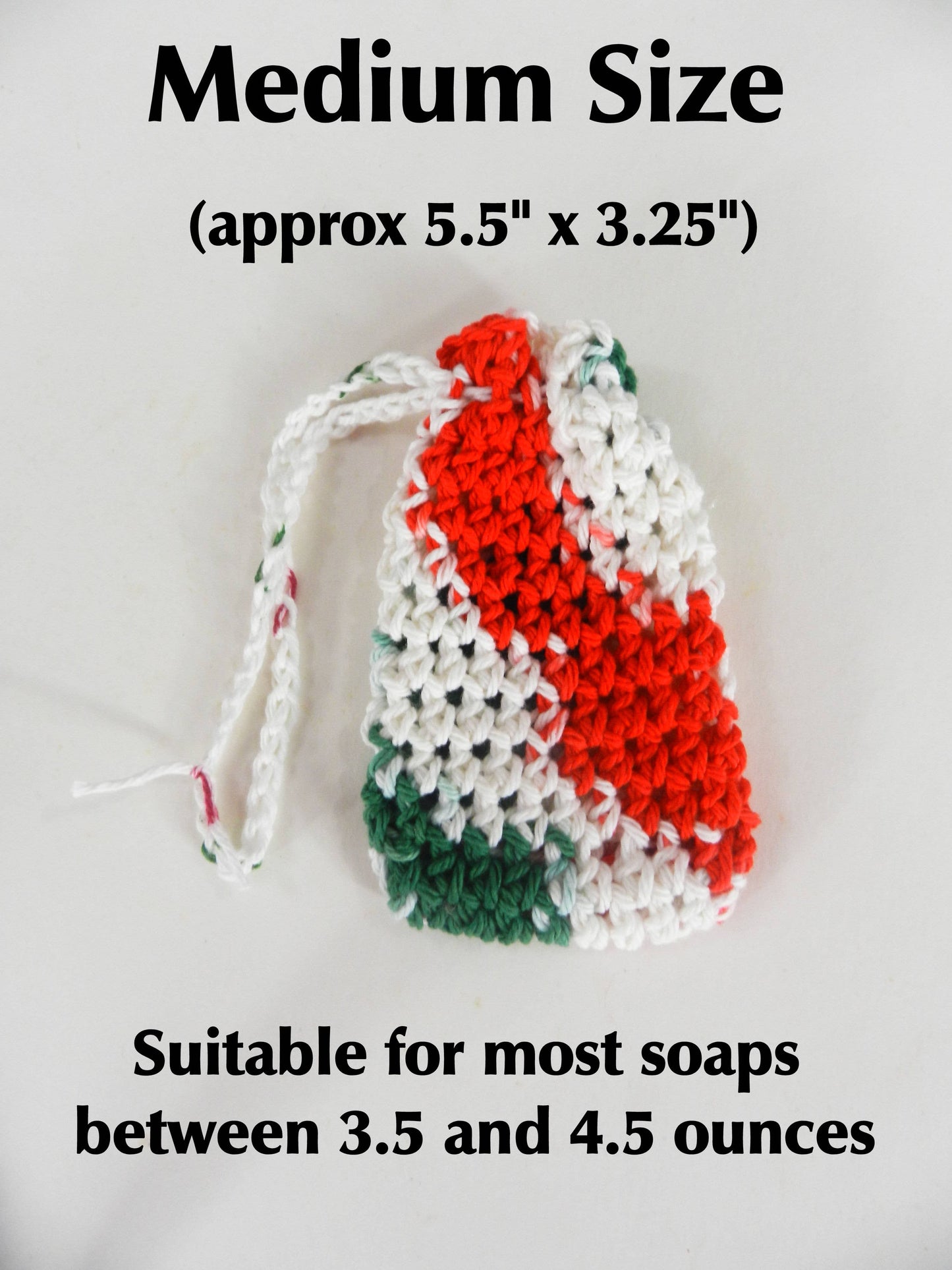 Cotton Crochet Soap Saver Sack Bags Mixed Random Colors
