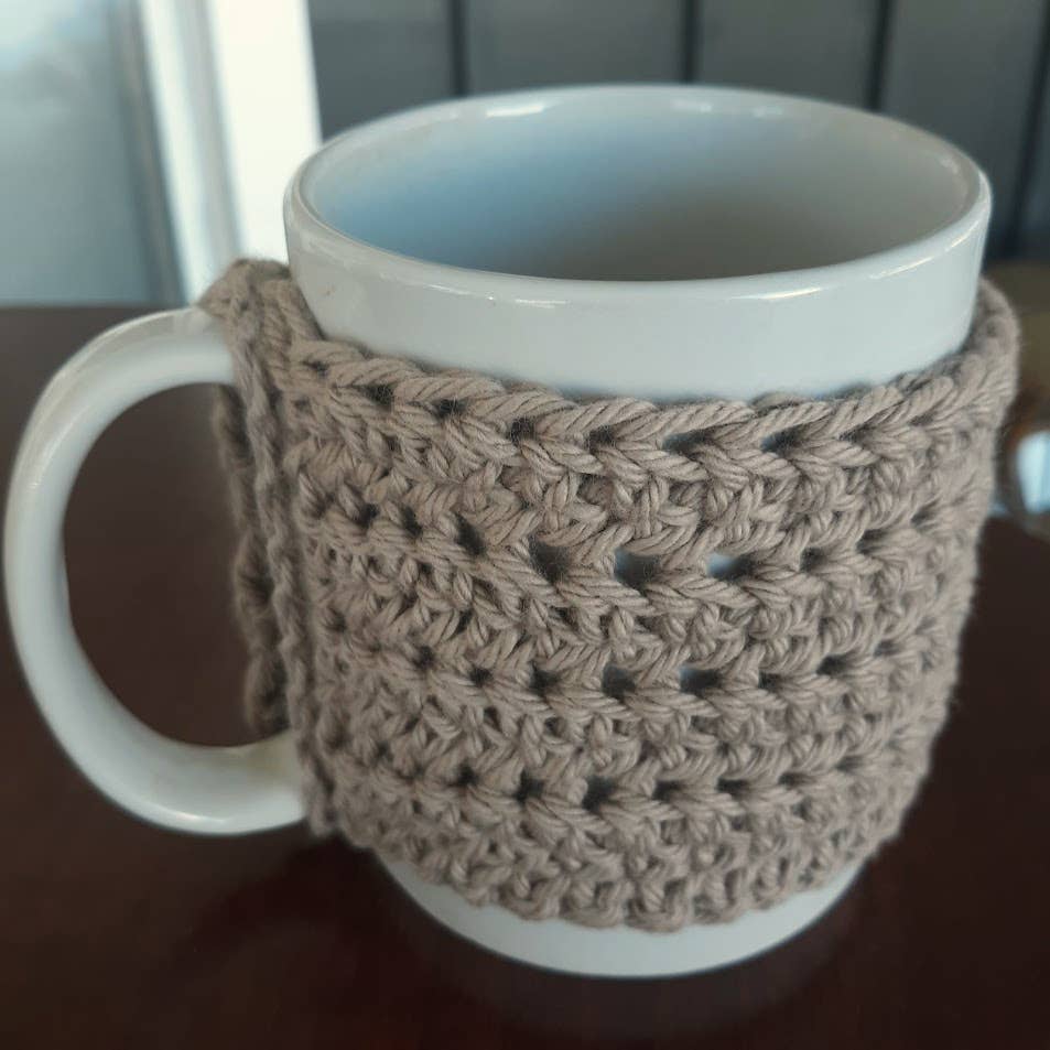 Crochet Mug Cozy or Coffee Cup Sleeve Cosy
