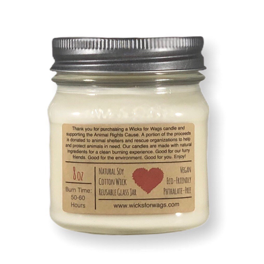 Pumpkin Tiramisu | Fall + Winter | 8 oz Mason Jar Soy Candle