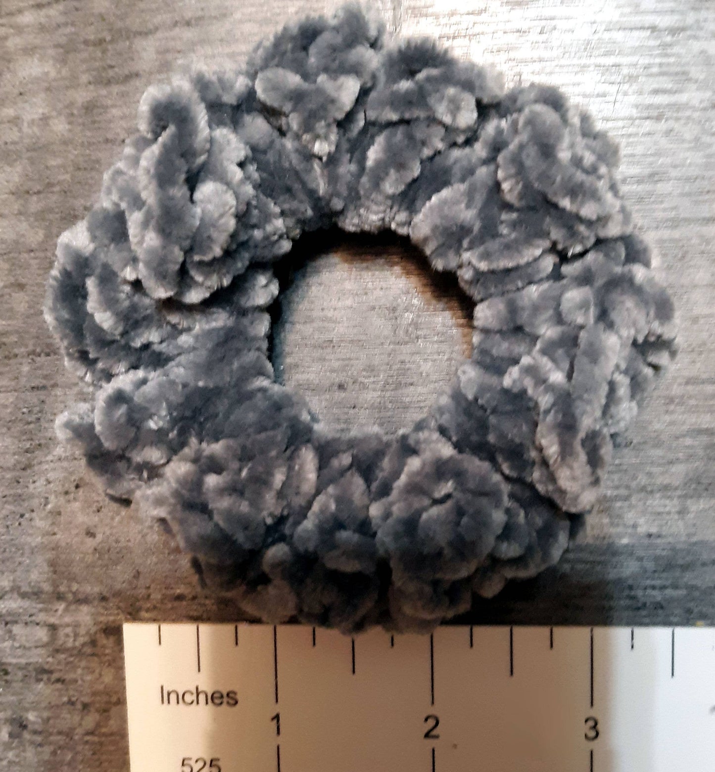 Mixed Crochet Hair Scrunchies Velvet Velveteen Chenille 3.5"