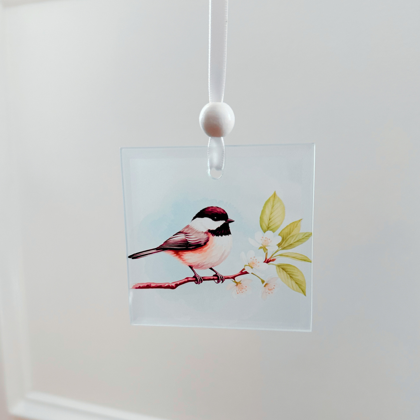Window Charm - Chickadee | Suncatcher | Window Art