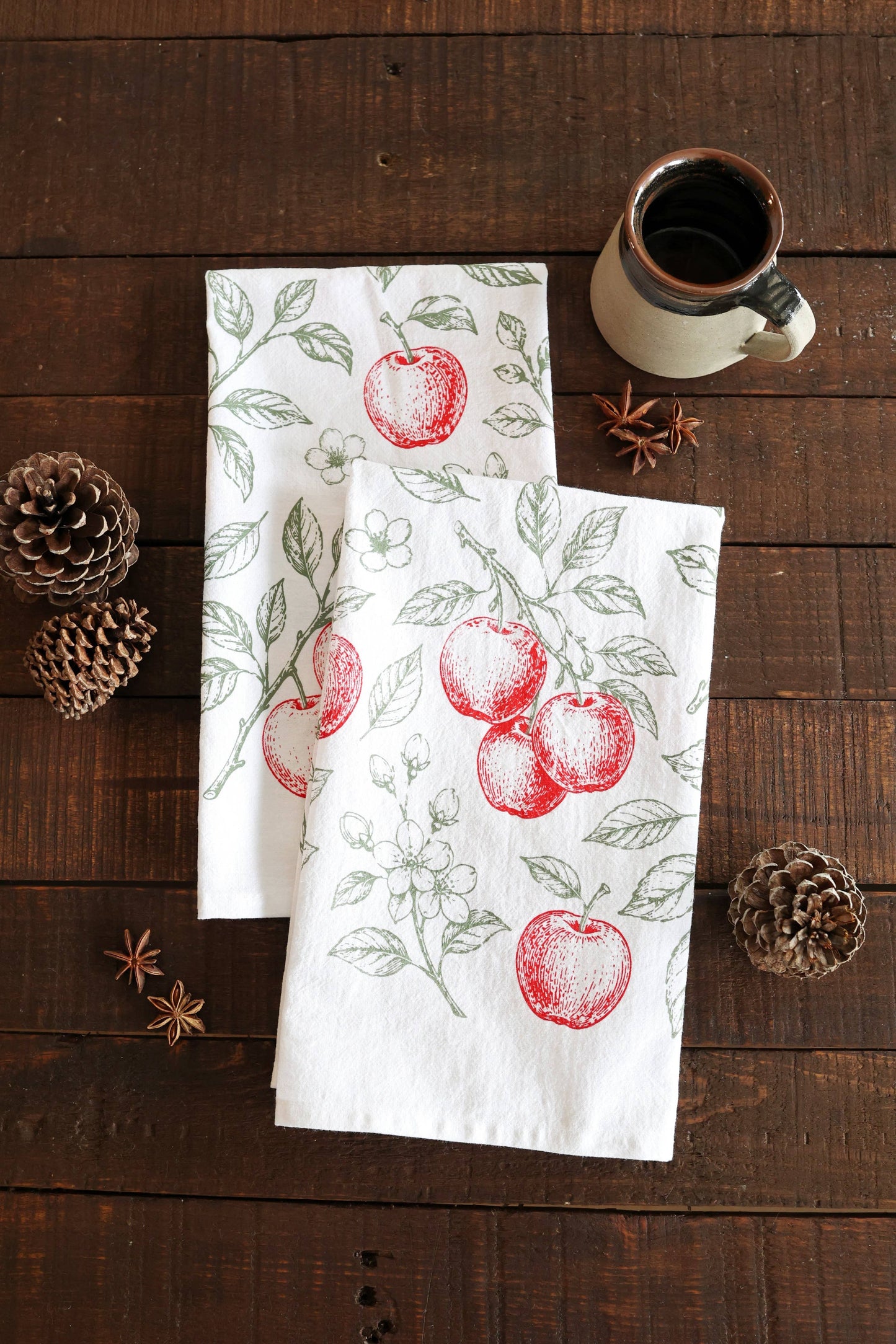 Apple Orchard Tea Towel
